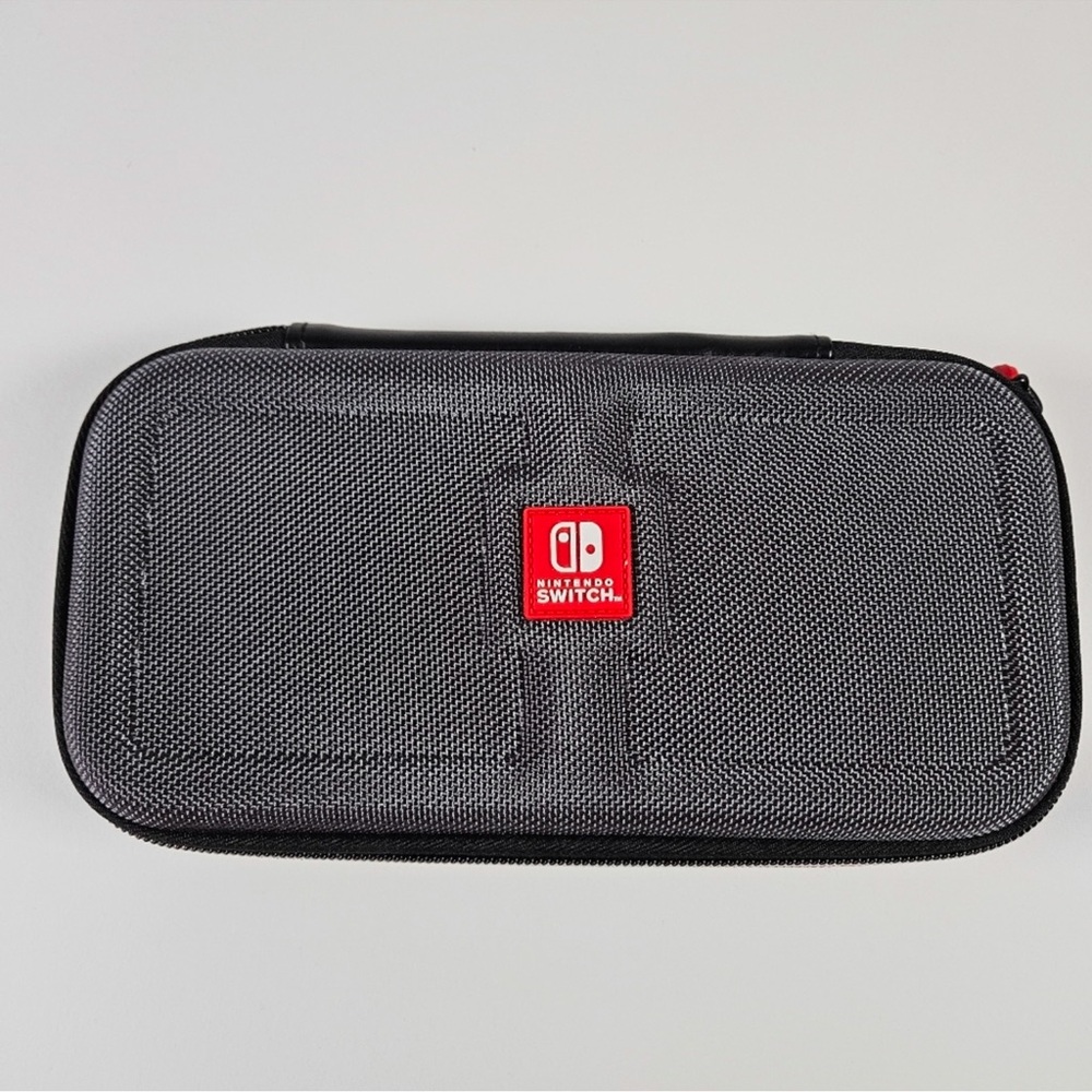 Nintendo Switch Lite Official Black Deluxe Hard Travel Carrying Case With Extras